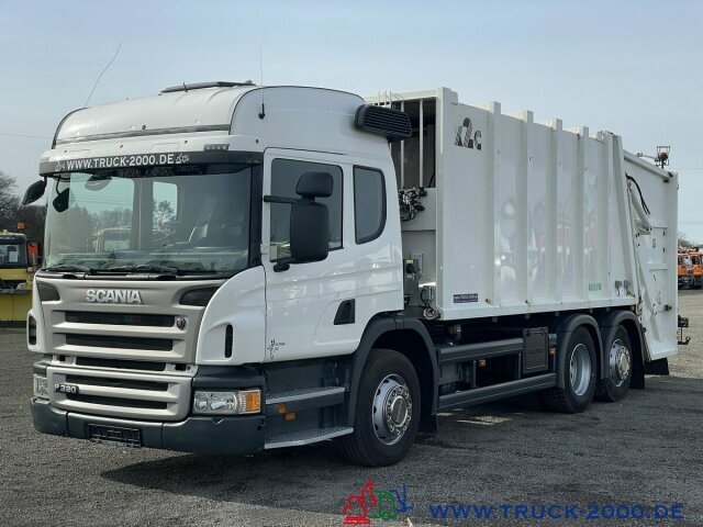Søppelbil for transport av søppel Scania P320 Haller 21m³ Schüttung C-Trace Ident.4 Sitze: bilde 8