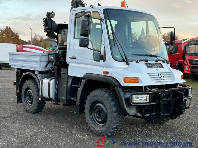 Planbil, Kranbil Unimog U 300 4x4 Hiab Kran Fernbedienung Nur 78.144 Km: bilde 9