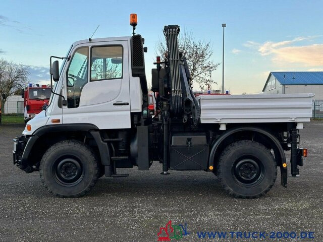 Planbil, Kranbil Unimog U 300 4x4 Hiab Kran Fernbedienung Nur 78.144 Km: bilde 14