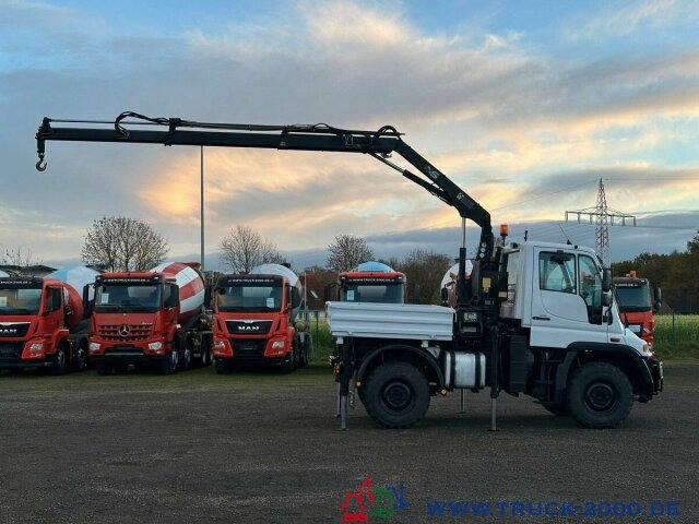 Planbil, Kranbil Unimog U 300 4x4 Hiab Kran Fernbedienung Nur 78.144 Km: bilde 8