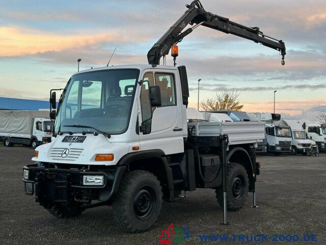 Planbil, Kranbil Unimog U 300 4x4 Hiab Kran Fernbedienung Nur 78.144 Km: bilde 13