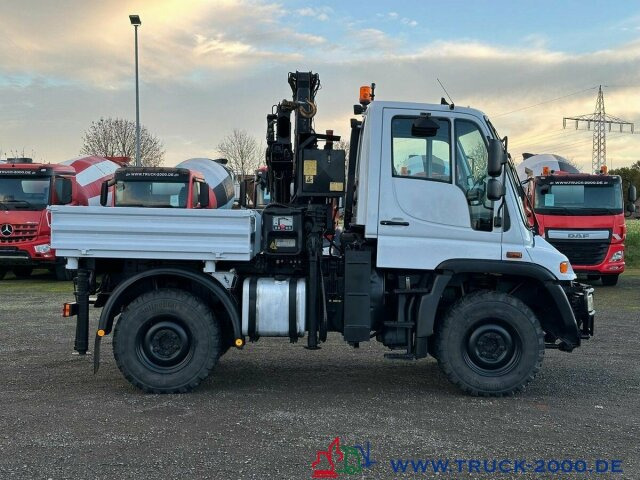 Planbil, Kranbil Unimog U 300 4x4 Hiab Kran Fernbedienung Nur 78.144 Km: bilde 15