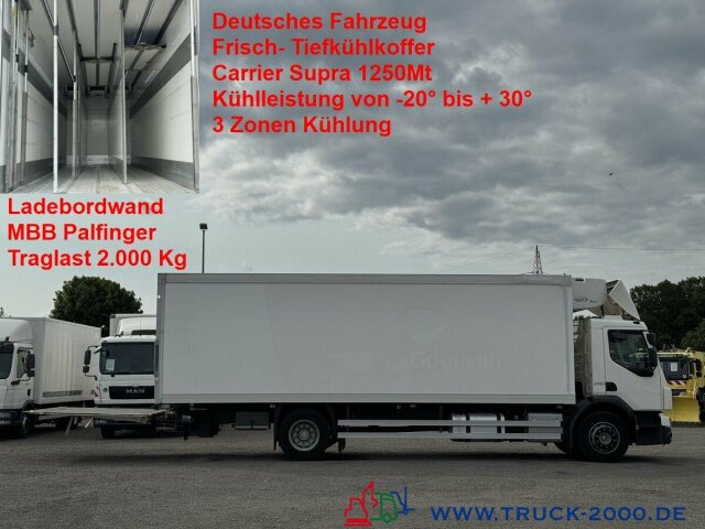 Volvo FE 18 280 3 Zonen Frisch- + Tiefkühler Carrier - Lastebil med kjøl: bilde 1 Volvo FE 18 280 3 Zonen Frisch- + Tiefkühler Carrier - Lastebil med kjøl: bilde 1