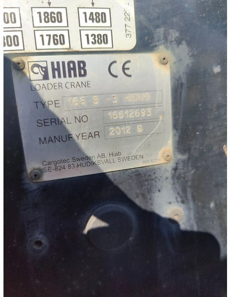 Hiab Year 2012 Remote 166 B-3 Hiduo - Bom: bilde 5 Hiab Year 2012 Remote 166 B-3 Hiduo - Bom: bilde 5
