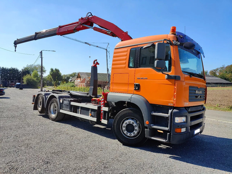 MAN TGA 28.310 Container / Fassi F130 - Krokbil, Kranbil: bilde 1 MAN TGA 28.310 Container / Fassi F130 - Krokbil, Kranbil: bilde 1