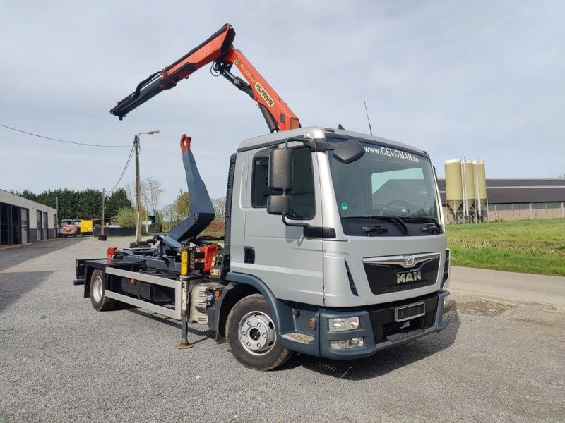 MAN TGL 12.250 Containersysteem met kraan Palfinger PK9001 + Remote - Krokbil, Kranbil: bilde 2 MAN TGL 12.250 Containersysteem met kraan Palfinger PK9001 + Remote - Krokbil, Kranbil: bilde 2