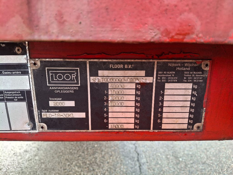 Floor FLO-18-30K1 - Åpen semitrailer: bilde 2 Floor FLO-18-30K1 - Åpen semitrailer: bilde 2