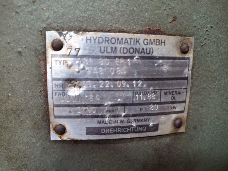 HYDROMATIK ULM A8V 80 ER1 - Hydraulisk pumpe: bilde 4 HYDROMATIK ULM A8V 80 ER1 - Hydraulisk pumpe: bilde 4
