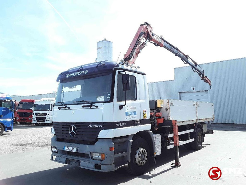 Mercedes-Benz Actros 1831 Atlas Ak140.1A4+remote lames steel 165000km - Planbil, Kranbil: bilde 3 Mercedes-Benz Actros 1831 Atlas Ak140.1A4+remote lames steel 165000km - Planbil, Kranbil: bilde 3