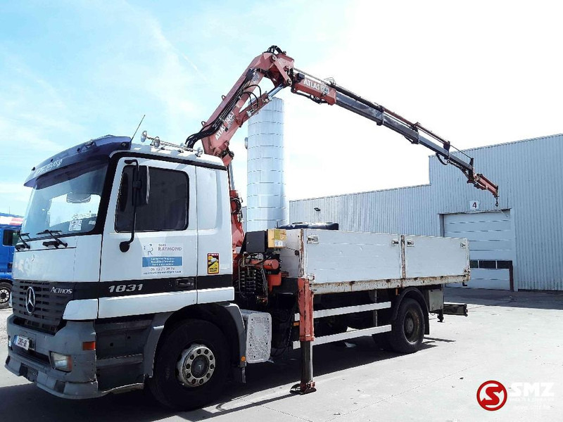 Mercedes-Benz Actros 1831 Atlas Ak140.1A4+remote lames steel 165000km - Planbil, Kranbil: bilde 5 Mercedes-Benz Actros 1831 Atlas Ak140.1A4+remote lames steel 165000km - Planbil, Kranbil: bilde 5