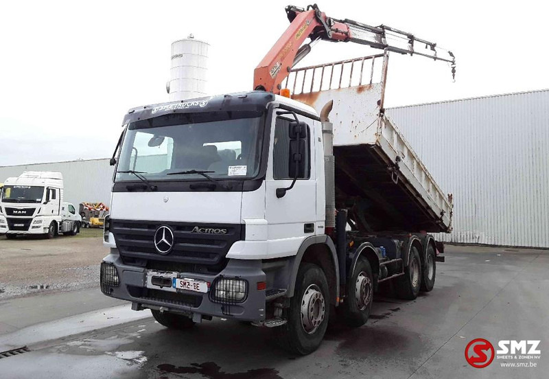 Mercedes-Benz Actros 4144 palfinber pk2002/4Ext remote - Tippbil, Kranbil: bilde 3 Mercedes-Benz Actros 4144 palfinber pk2002/4Ext remote - Tippbil, Kranbil: bilde 3