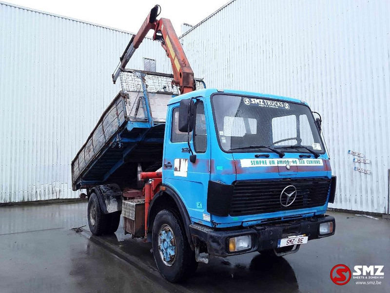 Mercedes-Benz SK 1622 benne grue - Tippbil, Kranbil: bilde 1 Mercedes-Benz SK 1622 benne grue - Tippbil, Kranbil: bilde 1