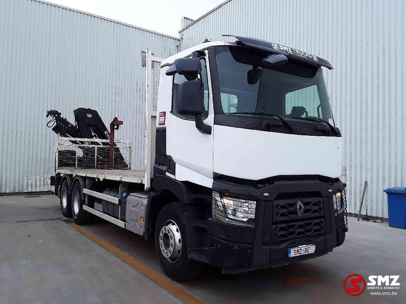 Renault C 380 hiab 188-3 remote - Planbil, Kranbil: bilde 1 Renault C 380 hiab 188-3 remote - Planbil, Kranbil: bilde 1