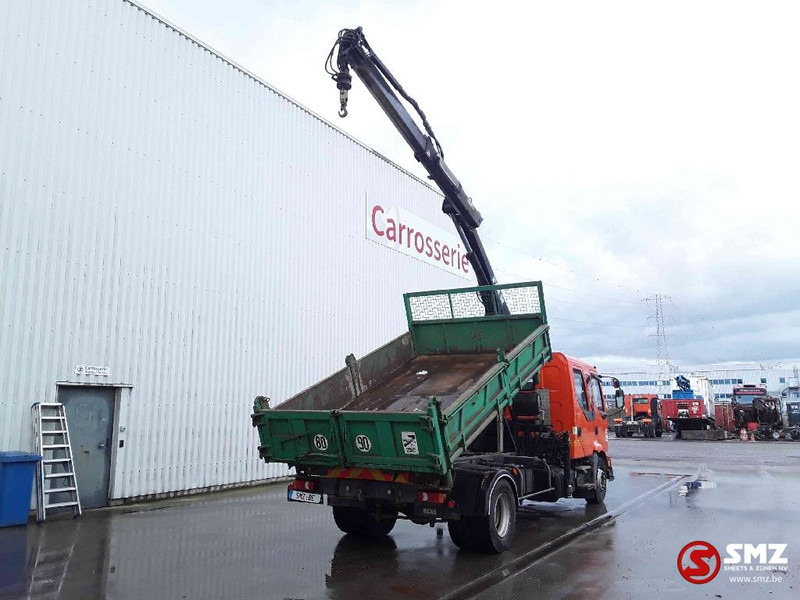 Tippbil, Kranbil Renault Midlum 210 Hiab 102 manual pump: bilde 8