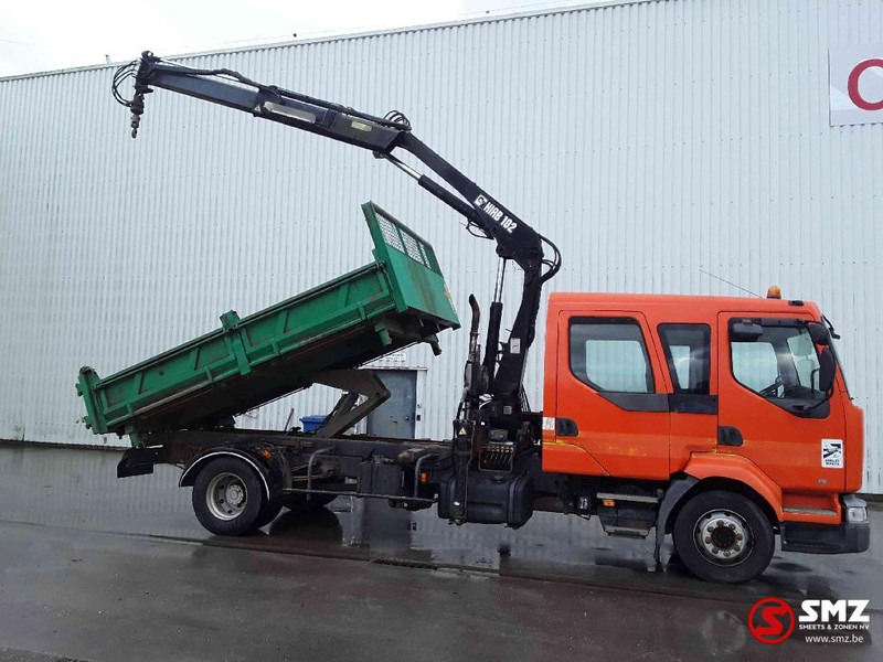Renault Midlum 210 Hiab 102 manual pump - Tippbil, Kranbil: bilde 4 Renault Midlum 210 Hiab 102 manual pump - Tippbil, Kranbil: bilde 4