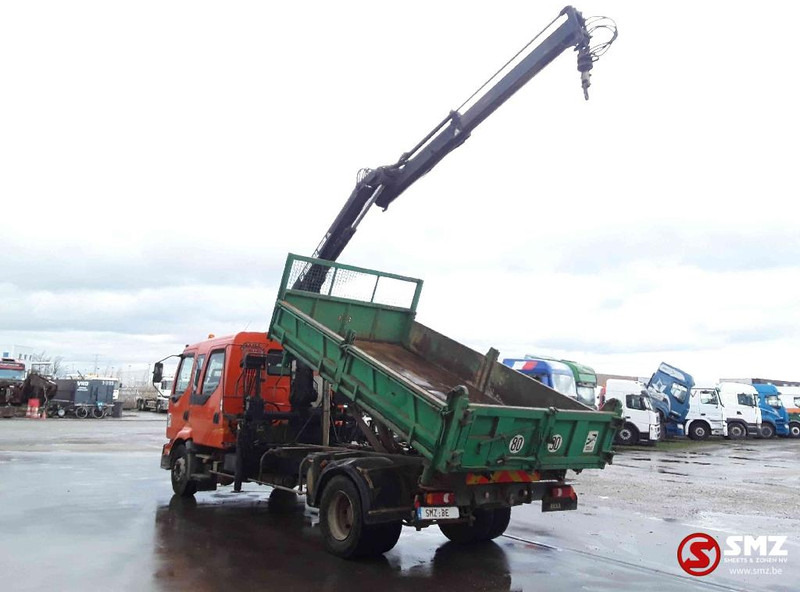 Tippbil, Kranbil Renault Midlum 210 Hiab 102 manual pump: bilde 9