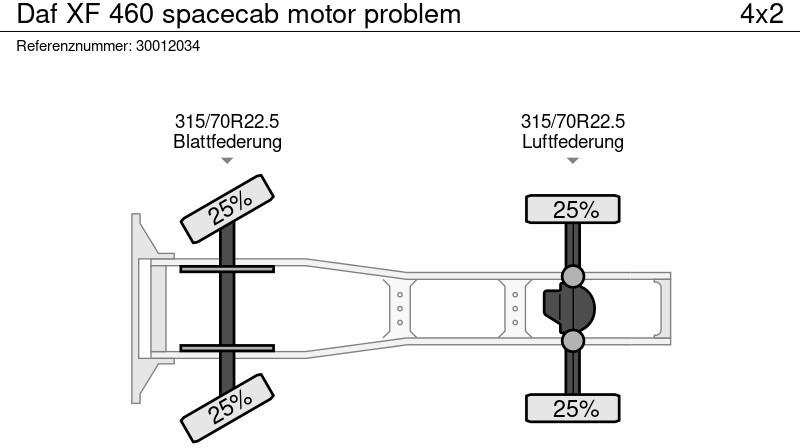 Trekkvogn DAF XF 460 spacecab motor problem: bilde 11