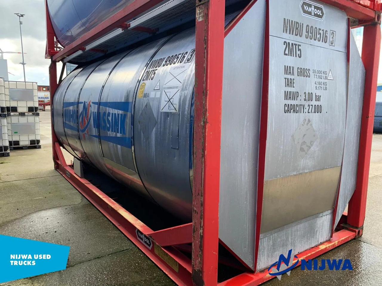 Vanhool TCIS20-27/4 20 FT Container - Non ADR - Tankcontainer: bilde 4 Vanhool TCIS20-27/4 20 FT Container - Non ADR - Tankcontainer: bilde 4