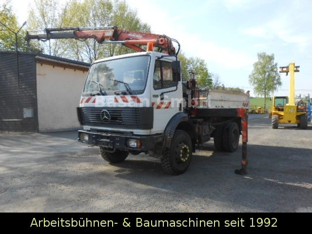 Mercedes-Benz MB 1717 AK Kipper Allrad mit Kran Atlas 100.1 - Tippbil, Kranbil: bilde 4 Mercedes-Benz MB 1717 AK Kipper Allrad mit Kran Atlas 100.1 - Tippbil, Kranbil: bilde 4