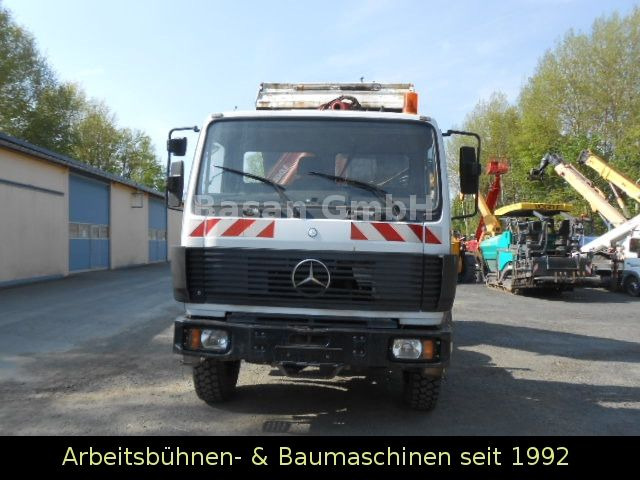 Tippbil, Kranbil Mercedes-Benz MB 1717 AK Kipper Allrad mit Kran Atlas 100.1: bilde 26