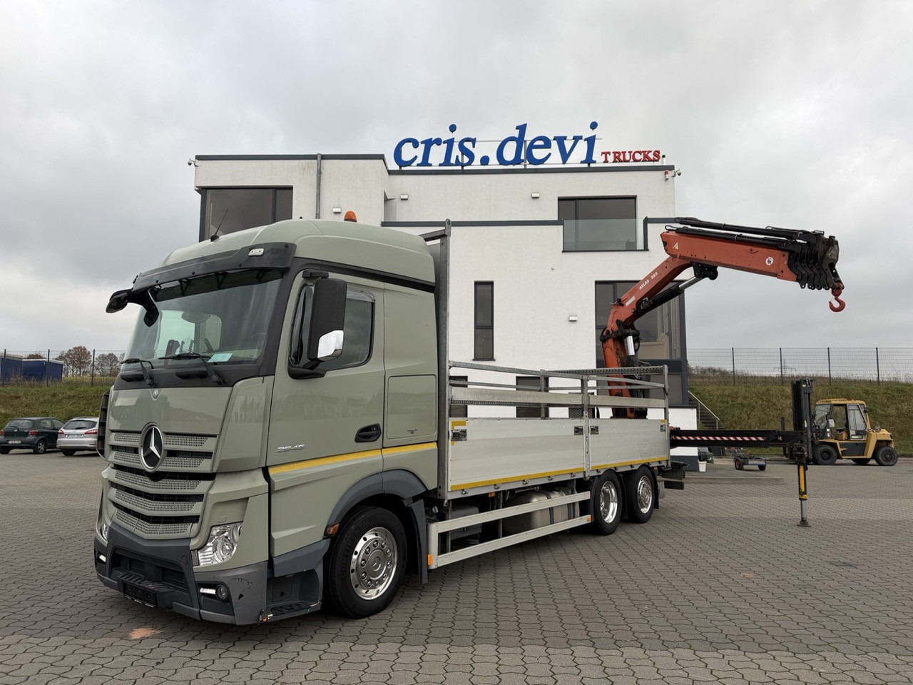 Mercedes-Benz Actros 2545 6x2 EFFER Atlas 265-A6 Lenk- Liftachse - Planbil, Kranbil: bilde 1 Mercedes-Benz Actros 2545 6x2 EFFER Atlas 265-A6 Lenk- Liftachse - Planbil, Kranbil: bilde 1