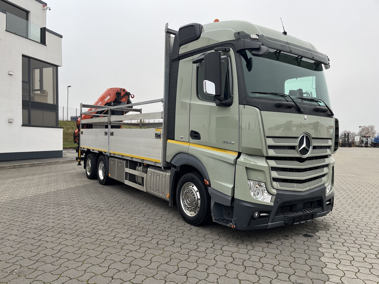 Mercedes-Benz Actros 2545 6x2 EFFER Atlas 265-A6 Lenk- Liftachse - Planbil, Kranbil: bilde 2 Mercedes-Benz Actros 2545 6x2 EFFER Atlas 265-A6 Lenk- Liftachse - Planbil, Kranbil: bilde 2