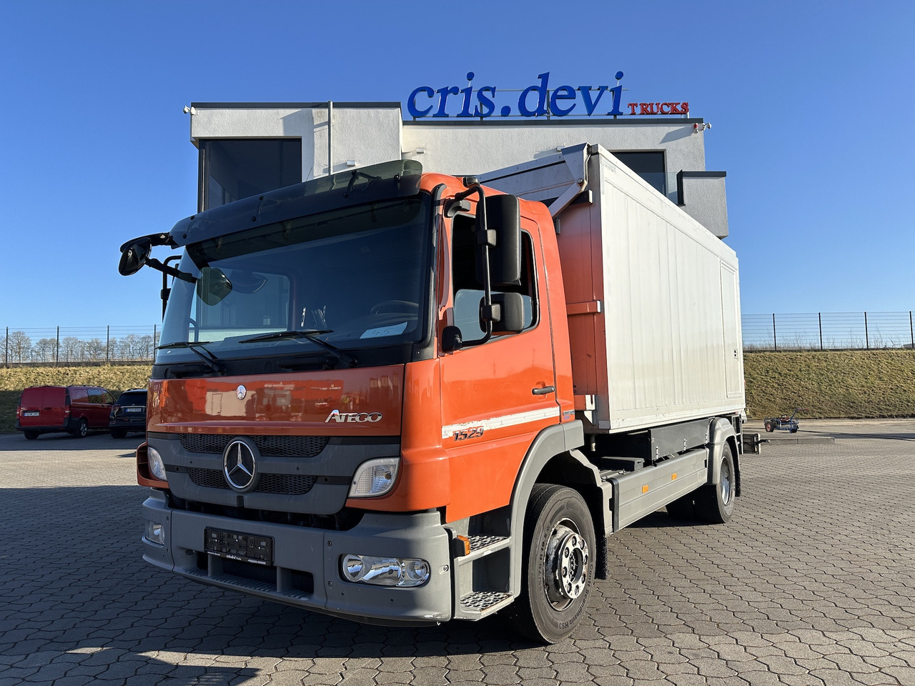 Mercedes-Benz Atego 1529 4x2 Atlas 57.3-A2 Kadaverkipper - Tippbil, Kranbil: bilde 1 Mercedes-Benz Atego 1529 4x2 Atlas 57.3-A2 Kadaverkipper - Tippbil, Kranbil: bilde 1