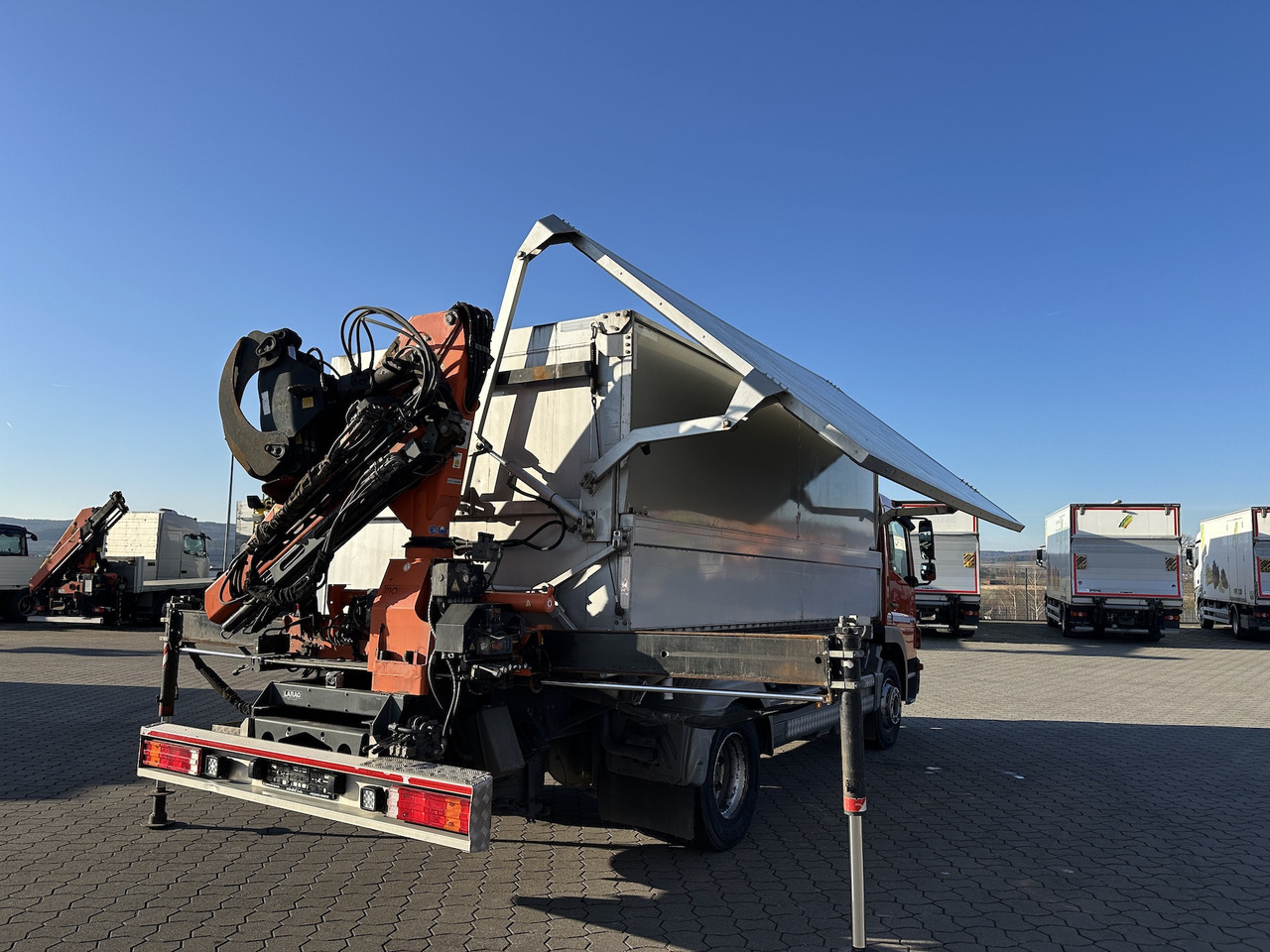 Mercedes-Benz Atego 1529 4x2 Atlas 57.3-A2 Kadaverkipper - Tippbil, Kranbil: bilde 2 Mercedes-Benz Atego 1529 4x2 Atlas 57.3-A2 Kadaverkipper - Tippbil, Kranbil: bilde 2