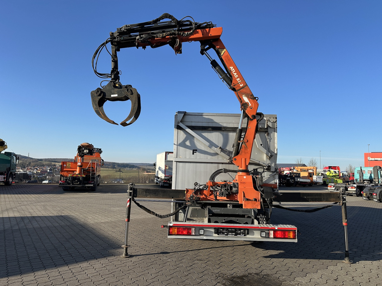 Mercedes-Benz Atego 1529 4x2 Atlas 57.3-A2 Kadaverkipper - Tippbil, Kranbil: bilde 3 Mercedes-Benz Atego 1529 4x2 Atlas 57.3-A2 Kadaverkipper - Tippbil, Kranbil: bilde 3