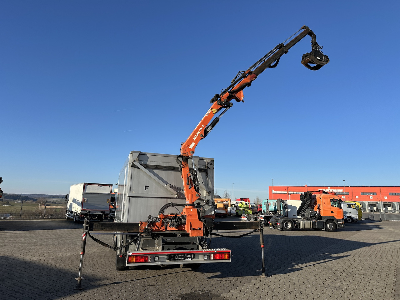 Mercedes-Benz Atego 1529 4x2 Atlas 57.3-A2 Kadaverkipper - Kranbil, Tippbil: bilde 4 Mercedes-Benz Atego 1529 4x2 Atlas 57.3-A2 Kadaverkipper - Kranbil, Tippbil: bilde 4