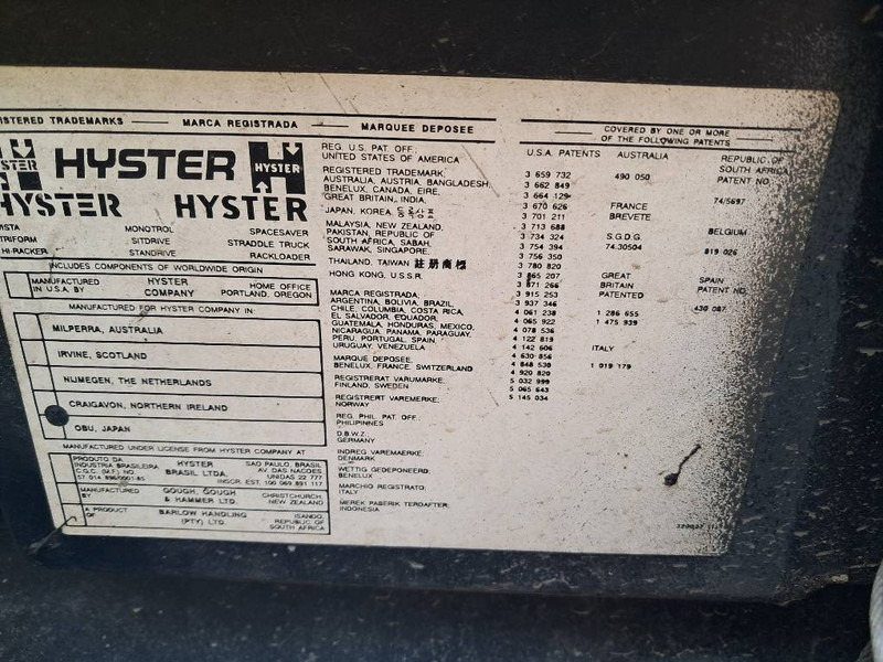 Hyster H250XL - Gasstruck: bilde 2 Hyster H250XL - Gasstruck: bilde 2