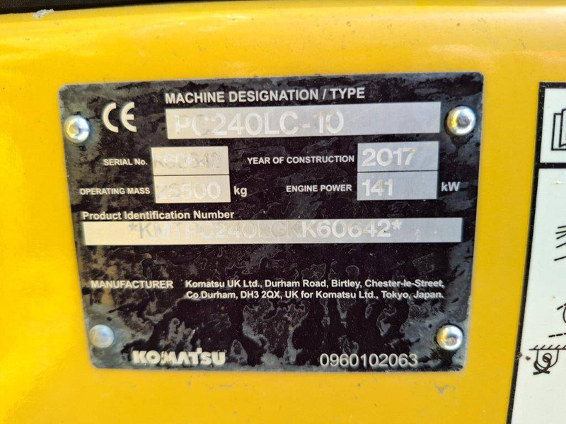 Beltegraver Komatsu PC240LC-10: bilde 7
