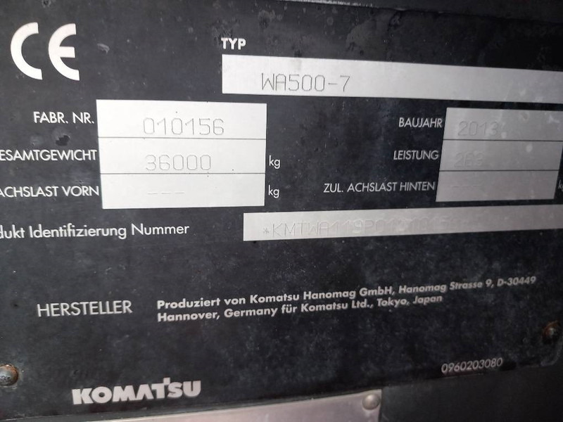 Komatsu WA500-7 - Hjullaster: bilde 2 Komatsu WA500-7 - Hjullaster: bilde 2