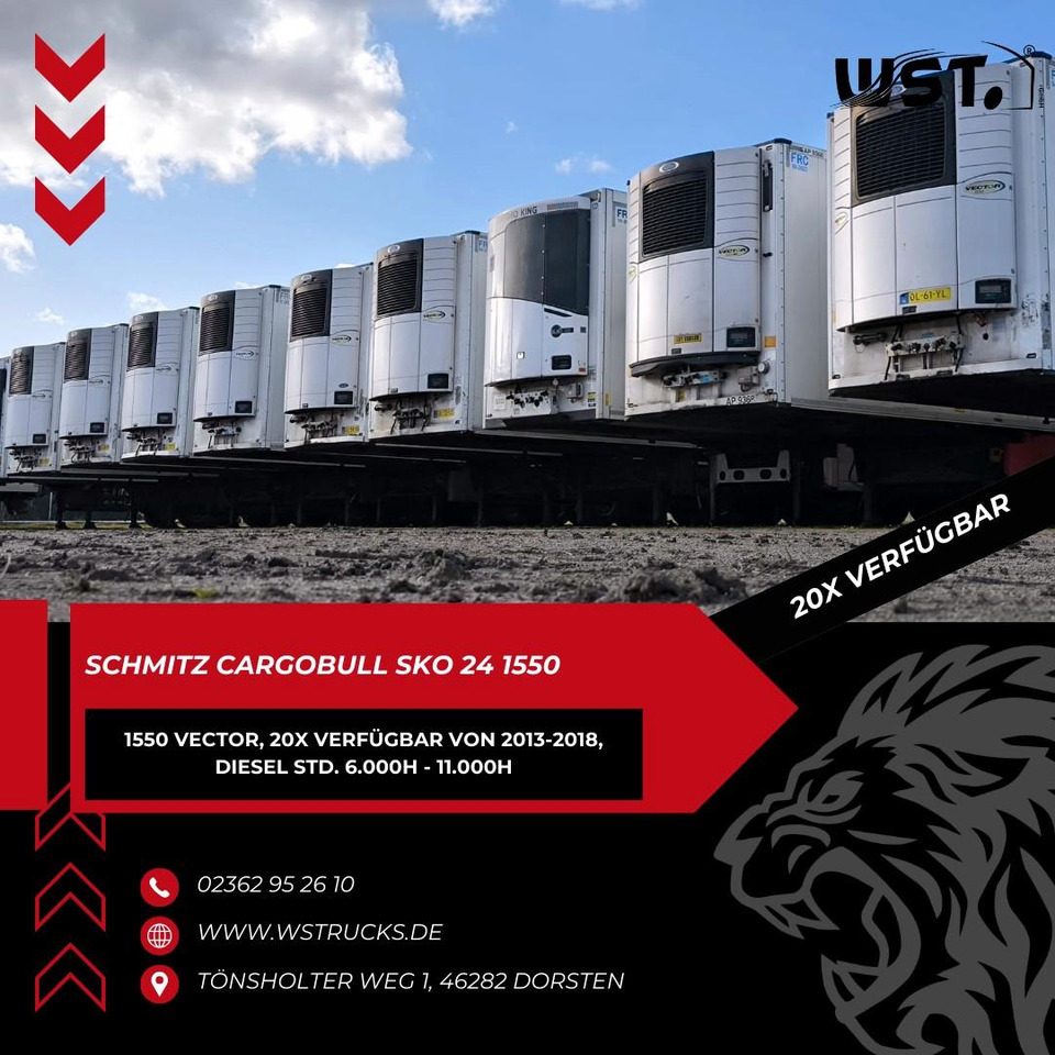 Schmitz Cargobull Kühlauflieger Blumenbreit Vector 1550 - Skapsemi: bilde 1 Schmitz Cargobull Kühlauflieger Blumenbreit Vector 1550 - Skapsemi: bilde 1