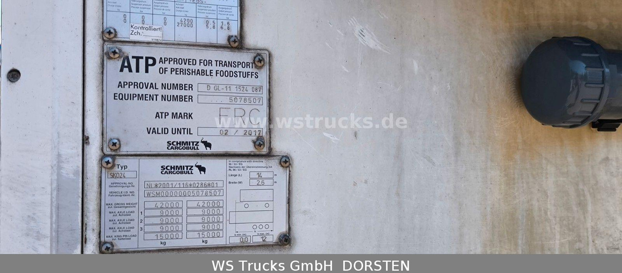 Schmitz Cargobull SKO 24 Kühlauflieger | Vector 1850 MT | LBW - Kjølesemi: bilde 5 Schmitz Cargobull SKO 24 Kühlauflieger | Vector 1850 MT | LBW - Kjølesemi: bilde 5