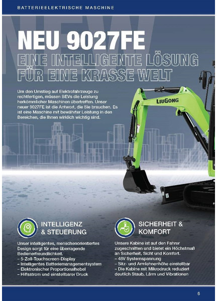 Leie LIUGONG 9027 FE vollelektrisch, 2.680 kg LIUGONG 9027 FE vollelektrisch, 2.680 kg: bilde 6