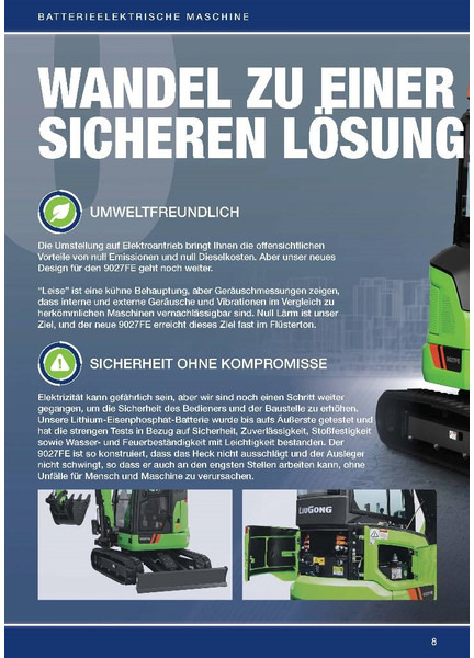 Leie LIUGONG 9027 FE vollelektrisch, 2.680 kg LIUGONG 9027 FE vollelektrisch, 2.680 kg: bilde 8