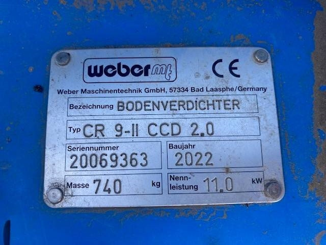 Vibroplate Weber CR 9-II CCD 2.0 MIETE / RENTAL (12005436): bilde 19