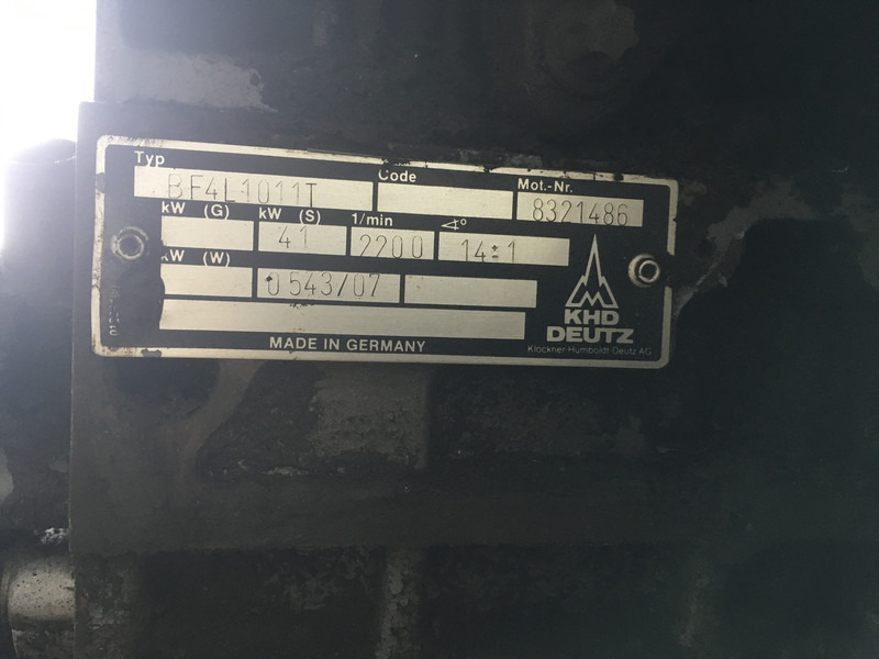 Ny Bygg og anlegg Deutz BF4L1011T CORE: bilde 6