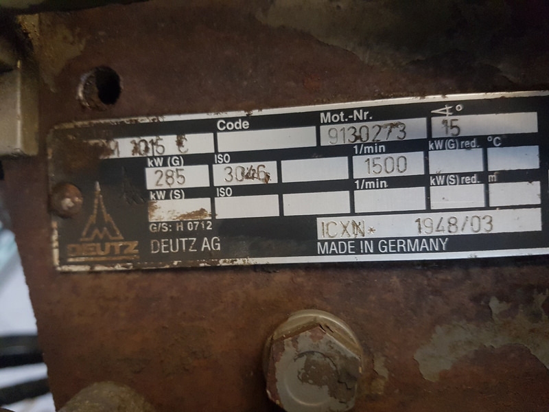 Deutz BF6M1015C USED - Bygg og anlegg: bilde 5 Deutz BF6M1015C USED - Bygg og anlegg: bilde 5