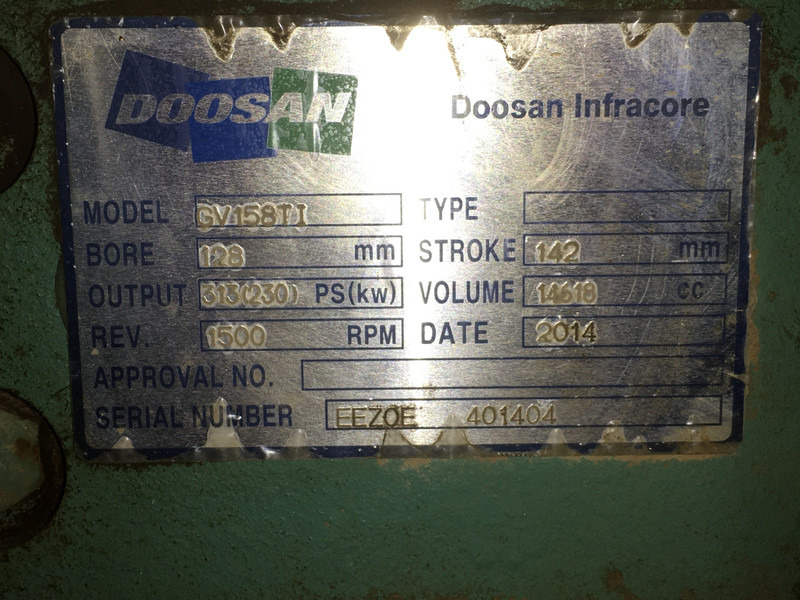 Doosan GV158TI FOR PARTS - Bygg og anlegg: bilde 5 Doosan GV158TI FOR PARTS - Bygg og anlegg: bilde 5