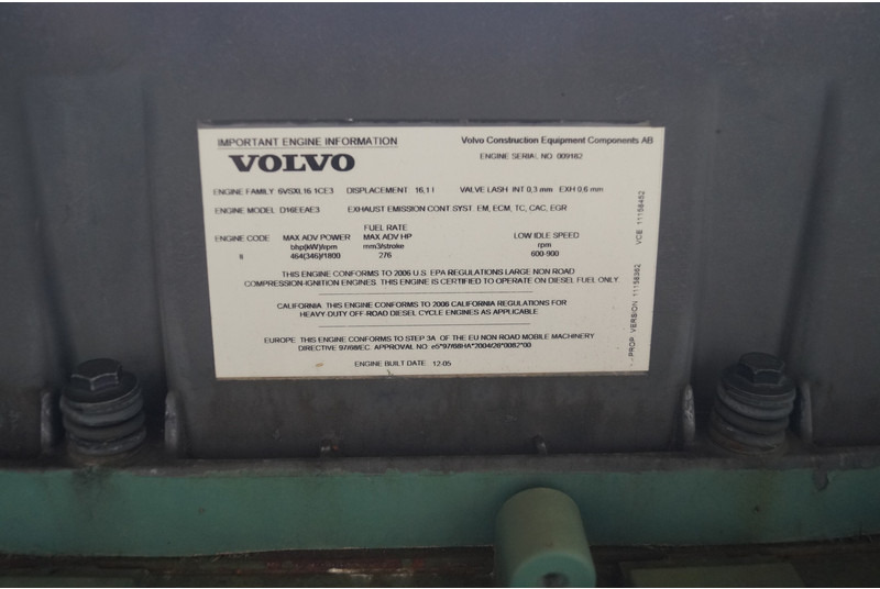 Volvo D16E EAE3 USED - Bygg og anlegg: bilde 5 Volvo D16E EAE3 USED - Bygg og anlegg: bilde 5