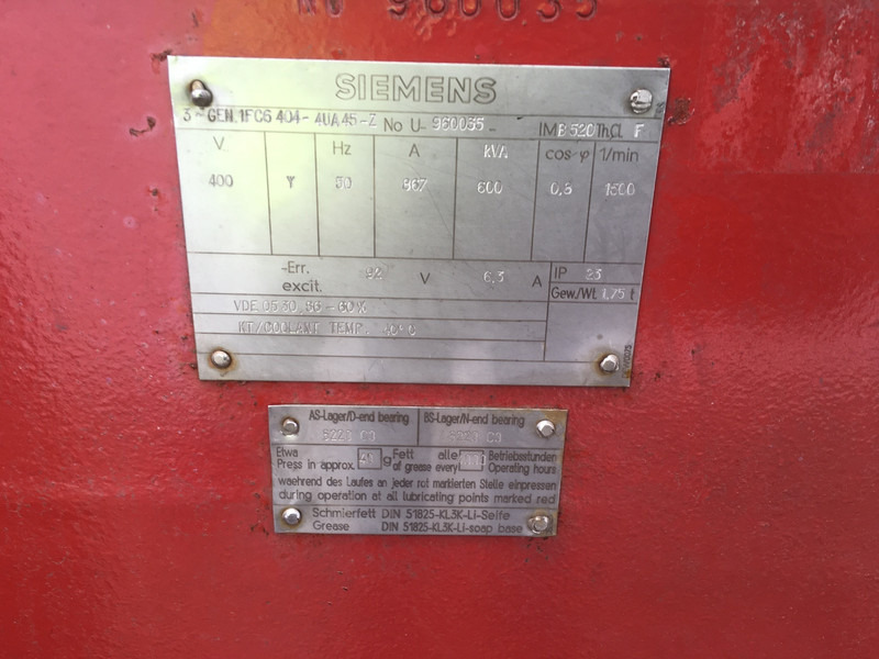 Detroit Diesel 12V92TA GENERATOR 600KVA USED - Elektrisk generator: bilde 2 Detroit Diesel 12V92TA GENERATOR 600KVA USED - Elektrisk generator: bilde 2