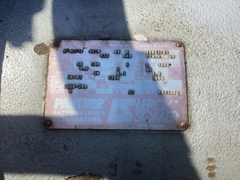 Detroit Diesel 12V92TA GENERTOR 540KVA USED - Elektrisk generator: bilde 2 Detroit Diesel 12V92TA GENERTOR 540KVA USED - Elektrisk generator: bilde 2