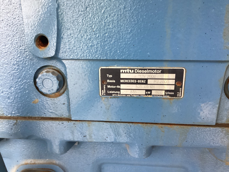 Elektrisk generator MTU 12V2000 GENERATOR 937KVA USED: bilde 6