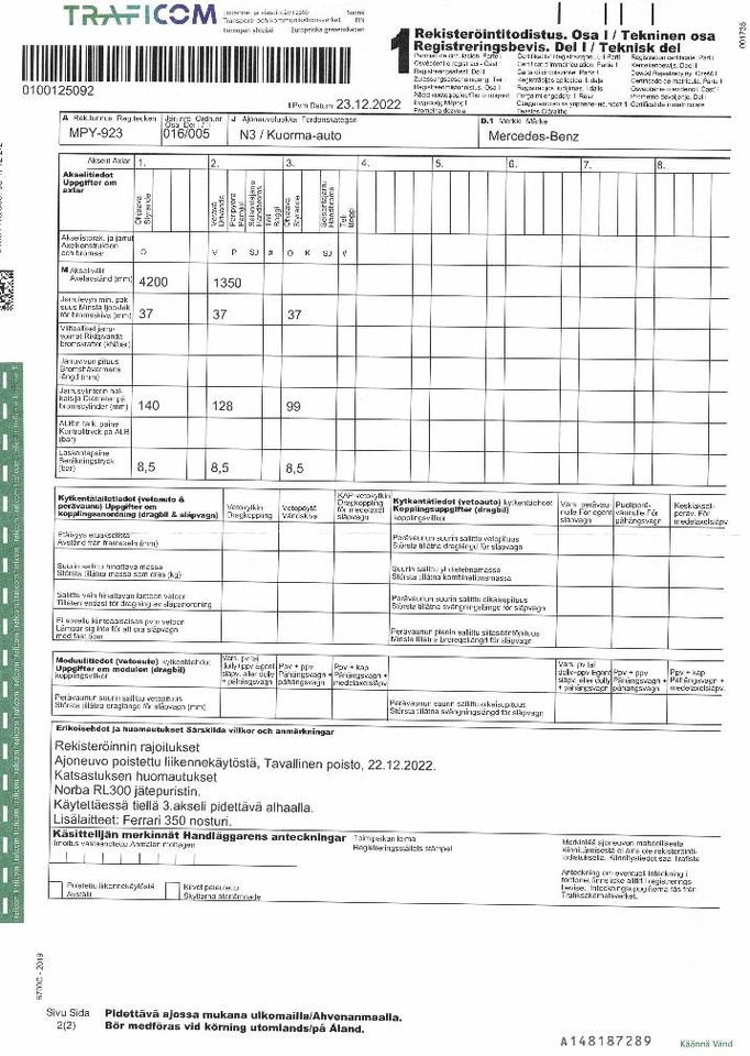 Leie Mercedes-Benz Axor 2533  Mercedes-Benz Axor 2533: bilde 11 Leie Mercedes-Benz Axor 2533  Mercedes-Benz Axor 2533: bilde 11