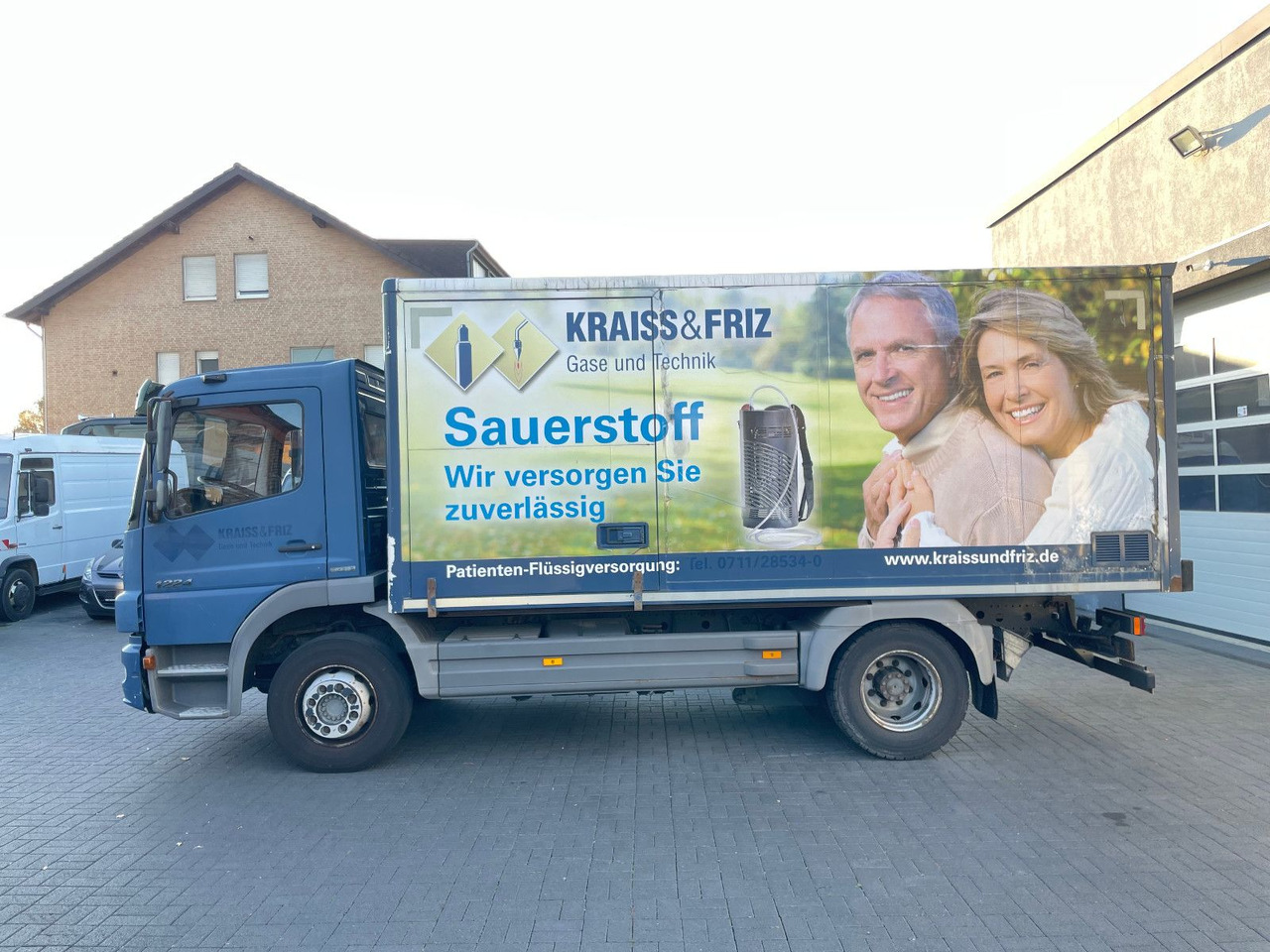 Skapbil Mercedes-Benz Atego 2 6-Zyl. 4x2 1224  Klima, Radstand: 3.56m.: bilde 8