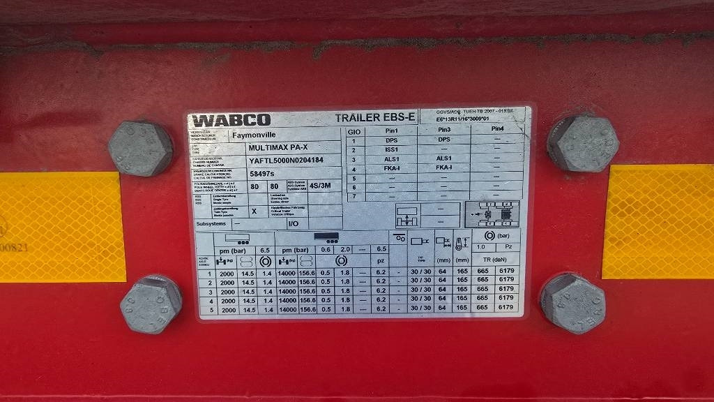 Faymonville Multimax, Multi Z5HWAA, PA-X  - Lavloader semitrailer: bilde 5 Faymonville Multimax, Multi Z5HWAA, PA-X  - Lavloader semitrailer: bilde 5