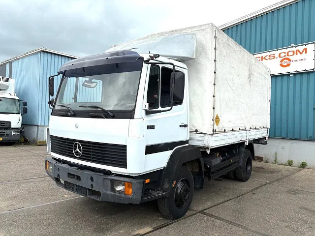 Mercedes-Benz LK 914 (6-CILINDER) WITH TENT BOX (MANUAL GEARBOX / FULL STEEL SUSPENSION / LOADING PLATFORM) - Kapellbil: bilde 1 Mercedes-Benz LK 914 (6-CILINDER) WITH TENT BOX (MANUAL GEARBOX / FULL STEEL SUSPENSION / LOADING PLATFORM) - Kapellbil: bilde 1