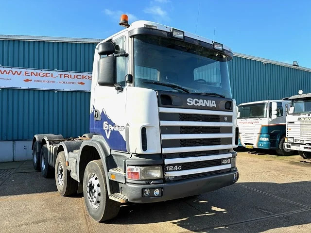 Scania R124-420 C 8x4 FULL STEEL CHASSIS (EURO 3 / FULL STEEL SUSPENSION / REDUCTION AXLES / GRS900 GEARBOX) - Chassis lastebil: bilde 3 Scania R124-420 C 8x4 FULL STEEL CHASSIS (EURO 3 / FULL STEEL SUSPENSION / REDUCTION AXLES / GRS900 GEARBOX) - Chassis lastebil: bilde 3